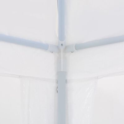 vidaXL Proginė palapinė, balta, 3x4 m