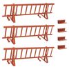 vidaXL Stogo sniego sargas Raudona 300 x 29,5 x 34,5 cm Plienas
