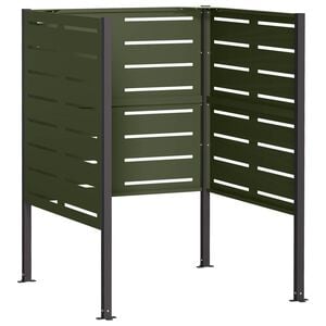 vidaXL Atliekų konteinerio ekranas 85 x 85 x 113 cm Plienas