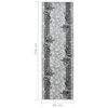 vidaXL Kilimas-takelis, pilkos spalvos, 80x250cm, BCF
