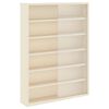 vidaXL Sieninis vitrina su lentyna Smėlio 40 x 8,5 x 54 cm fanera