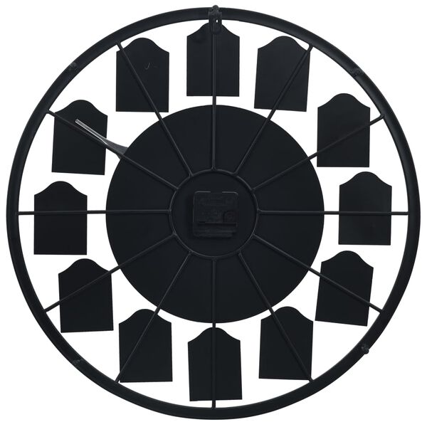 vidaXL Sieninis laikrodis, įvairiaspalvis, 51cm, geležis