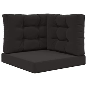 vidaXL Lauko sofa pagalvėlė Poliesteris Juoda 60 x 60 cm