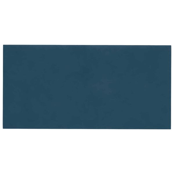 vidaXL Sieninis galvūgalis 12 pcs Mėlyna 30 x 15 cm Aksomas