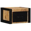 vidaXL Lovos spintelės, 2vnt., 40x35x25cm, neapdorota mango mediena