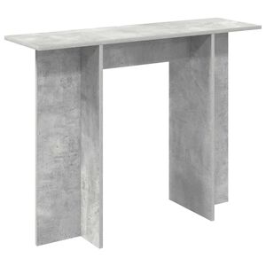 vidaXL Konsolinis stalas Betono pilka 100 x 30 x 75 cm