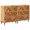 vidaXL Saugojimo spintos 2 pcs Ruda 60 x 33,5 x 75 cm
