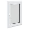 vidaXL Požeminio lango RISOR 60 x 100 cm PVC ir stiklas Balta