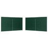 vidaXL &Scaron;ventinės palapinės &scaron;oninė siena 2 pcs Žalia 400 x 195 cm