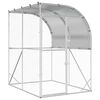 vidaXL Vi&scaron;tų būdas Sidabrinė 200 x 200 x 215 cm Galvanizuotas plienas