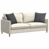 vidaXL Sofa Pagalvės 2 pcs Tamsiai pilka 50 x 50 cm Kordūrinis audinys
