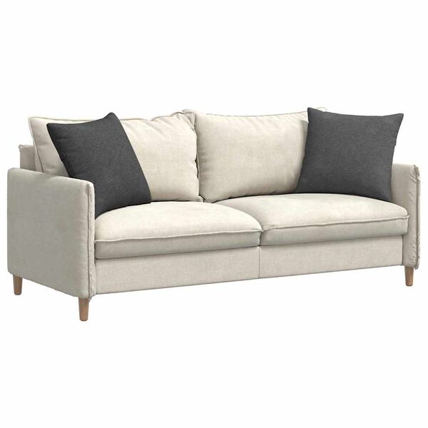 vidaXL Sofa Pagalvės 2 pcs Tamsiai pilka 50 x 50 cm Kordūrinis audinys