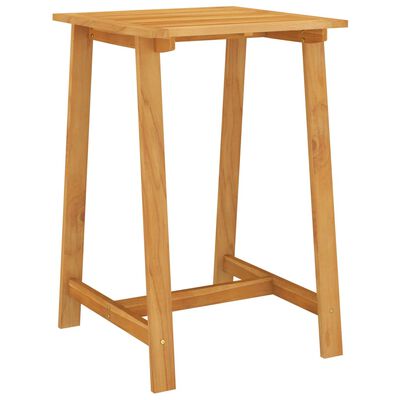 vidaXL Sodo baro stalas, 70x70x104cm, akacijos medienos masyvas