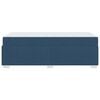 vidaXL Lovos rėmas su čiužiniu Mėlyna 80 x 200 cm audinys