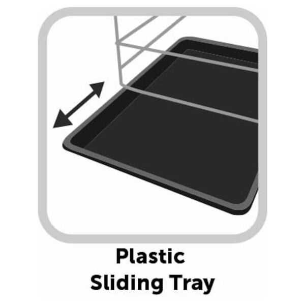 FLAMINGO Narvas su stumdomomis durimis Nyo, juodas, 62x45x49,5, S