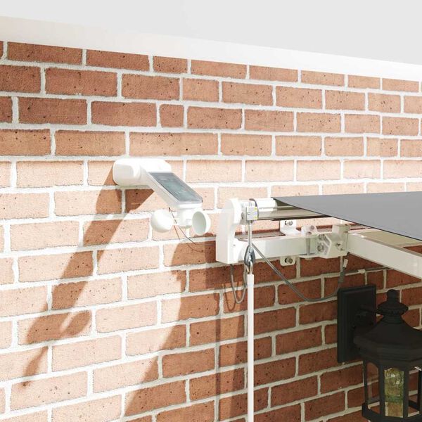 vidaXL Markizės rėmas Balta 400 &times; 300 cm Aliuminis