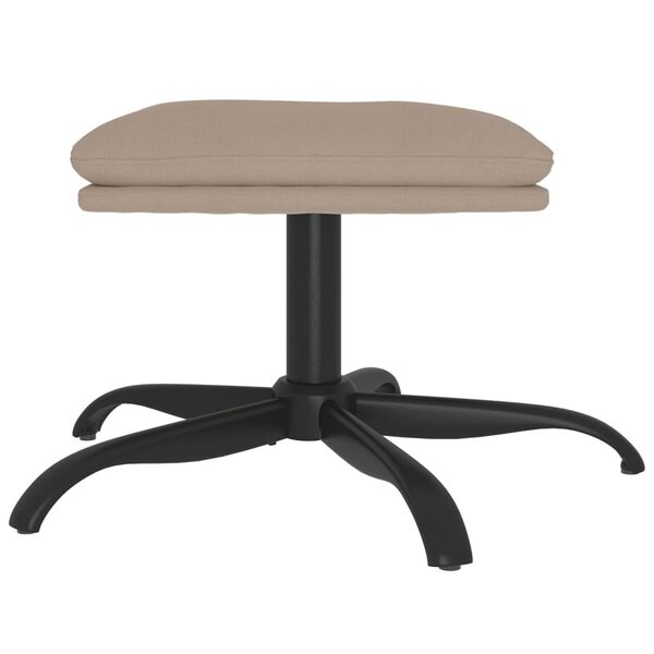 vidaXL Pakoja, šviesiai pilka, 60x60x36cm, mikropluošto audinys