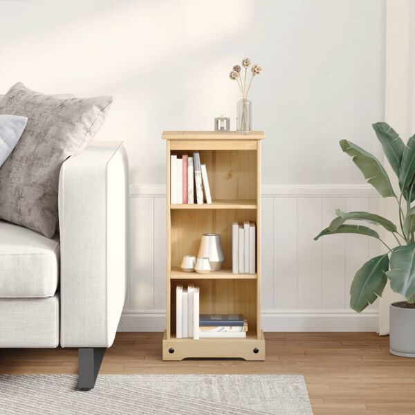 vidaXL Knygų spinta Corona, 46x29x100cm, pušies medienos masyvas