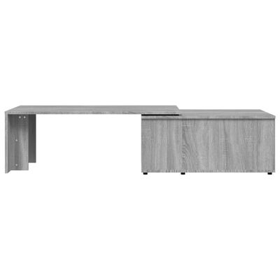 vidaXL Kavos staliukas, pilkas ąžuolo, 150x50x35cm, apdirbta mediena