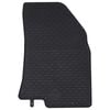vidaXL Automobilių kilimėlis 4 pcs Juoda Tinka SANDERO 2020- Guma