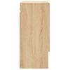 vidaXL Sieninė spintelė, sonoma ąžuolo, 60x31x70cm, apdirbta mediena