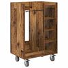vidaXL Golfo spinta su ratu Paprastas Senas medis 65 x 45 x 98 cm