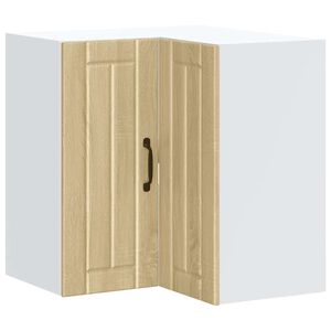 vidaXL virtuvės sieninė kampinė spintelė "Lucca" Sonoma Oak