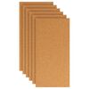 vidaXL Kam&scaron;čio plok&scaron;tė 6 pcs Ruda 100 x 50 cm Kam&scaron;čiamedžio žievė