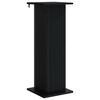 vidaXL Augalų stovas Juoda 30,5 x 30 x 80,5 cm Apdirbta mediena
