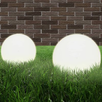 vidaXL LED lempos, rutulio formos, 4vnt., sferinės, 20cm, PMMA