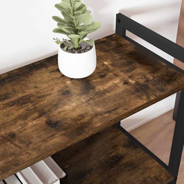 vidaXL Knygų lentyna Rūkyta ąžuolas 80 x 30 x 85 cm Apdirbta mediena