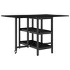 vidaXL Valgomojo stalas 122 x 80 x 76,5 cm Apdirbta mediena