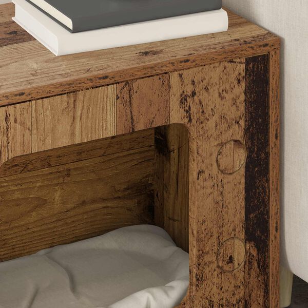 vidaXL Katės namelis Senas medis 51 x 30 x 52 cm Apdirbta mediena