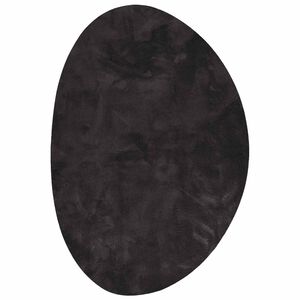 vidaXL Zoninės kiliminės dangos HUARTE Juoda 120 x 170 cm Poliesteris