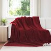 vidaXL Apklotas Bordo raudona 240 x 270 cm Flysas