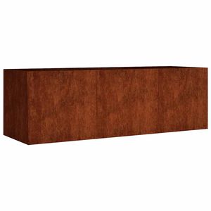 vidaXL Auk&scaron;tas sodo lovelis, 120x40x40cm, Corten plienas