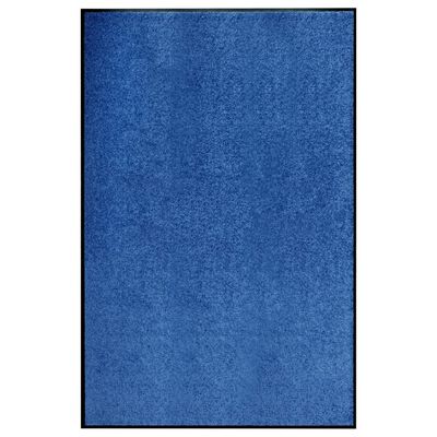 vidaXL Durų kilimėlis, mėlynos spalvos, 120x180cm, plaunamas