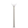 vidaXL Apsauginis stulpelis su jutikliu, 120 cm, nerūdijantis plienas, IP44