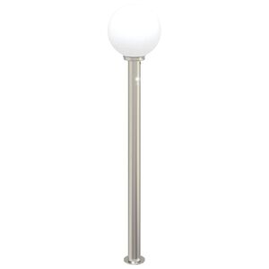 vidaXL Apsauginis stulpelis su jutikliu, 120 cm, nerūdijantis plienas, IP44