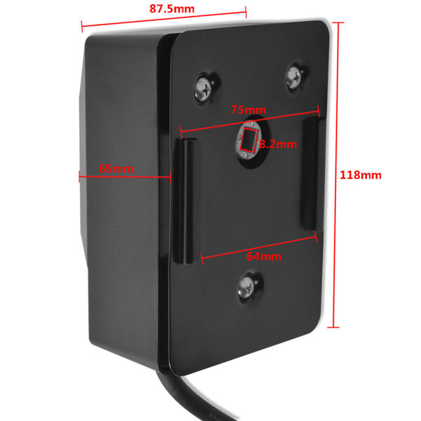 vidaXL elektrinio griliaus iešmo motoras, 4 W, juodas