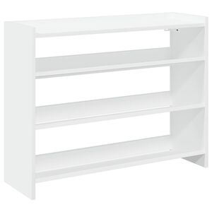 vidaXL Lentyna batams, baltos spalvos, 80x25x62cm, apdirbta mediena