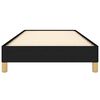 vidaXL Lovos rėmas be čiužinio, juodas, 80x200 cm, audinys