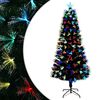 vidaXL Dirbtinė Kalėdų eglutė Žalia 210 cm PVC
