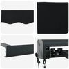 vidaXL Pavėsinė Juoda 400 &times; 300 cm Poliesteris ir aliuminis