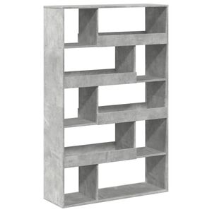vidaXL Knygų spinta, betono pilka, 100x33x156,5cm, apdirbta mediena
