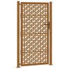 vidaXL Sodo vartai, 100x200 cm, atsparūs oro sąlygoms, plienas, kryžiaus ra&scaron;tas