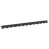 vidaXL Vejo kra&scaron;tas 30 pcs 102 x 4 x 4 cm Plienas Juoda