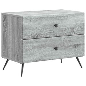 vidaXL &Scaron;alia lovos spintelė Pilka sonoma ąžuolo 62 x 34,5 x 47,5 cm