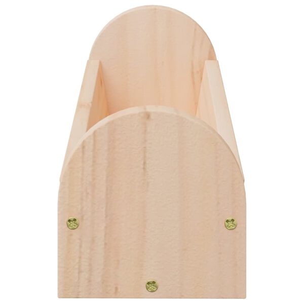 vidaXL &Scaron;ieno laikiklis triu&scaron;iams, 28x10x10cm, eglės medienos masyvas