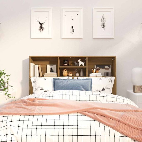 vidaXL Galvūgalis-spintelė, rudos ąžuolo spalvos, 120x19x103,5cm